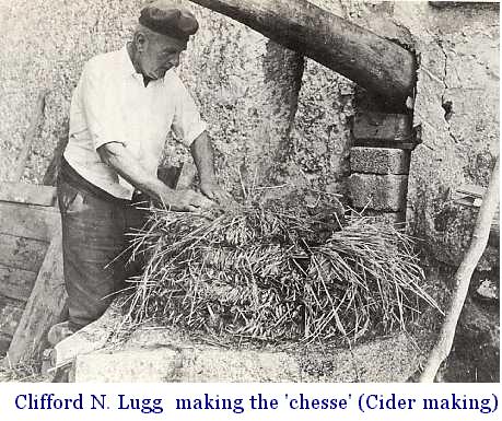 Clifford Lugg making the chesse Making the chesse
