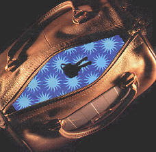Solar powered hand bag